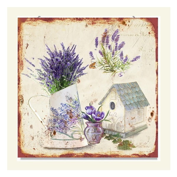 Nástěnná dekorace Lavender, 2 ks