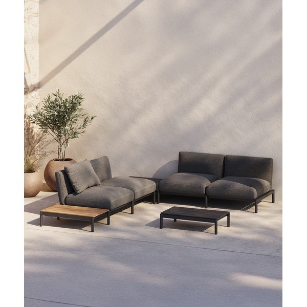 Kovový zahradní konferenční stolek 57x91 cm Sorells – Kave Home-image-1