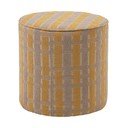 Žlutý žinylkový taburet Sarli – WOOOD