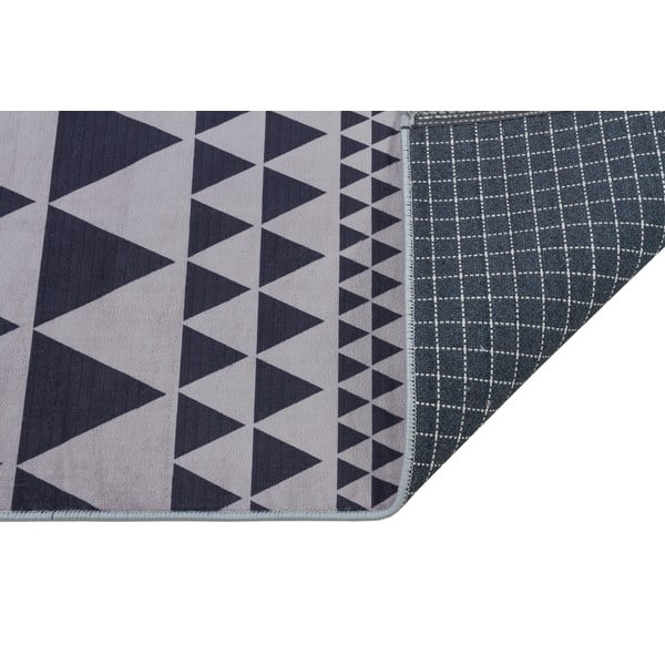 Šedý pratelný koberec 180x120 cm - Vitaus-image-2