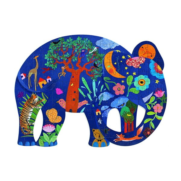 Dětské puzzle se 150 dílky Djeco Elephant