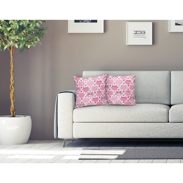 Dětský povlak na polštář 43x43 cm Cat – Minimalist Cushion Covers-image-1