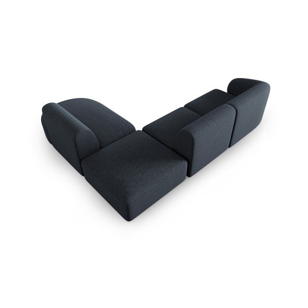 Tmavě modrá rohová pohovka, pravý roh Shane – Micadoni Home-image-3