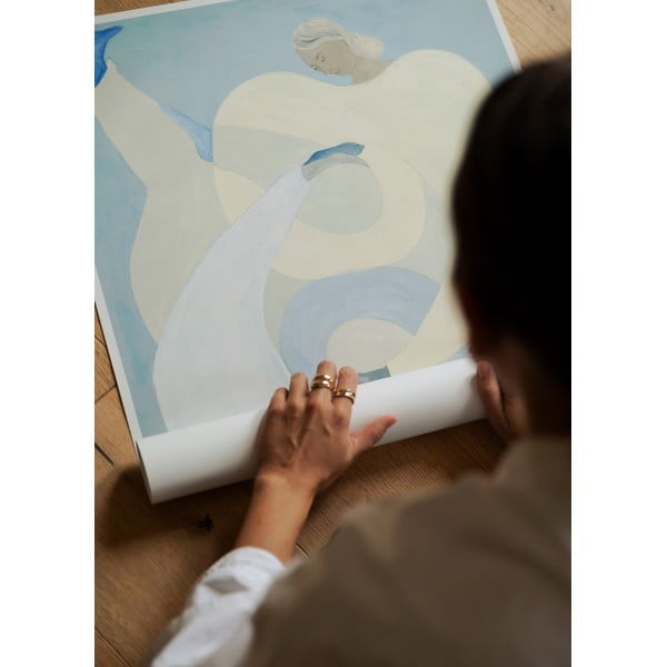 Plakát 70x100 cm Hold You - Blue – Sofia Lind – The Poster Club-image-2