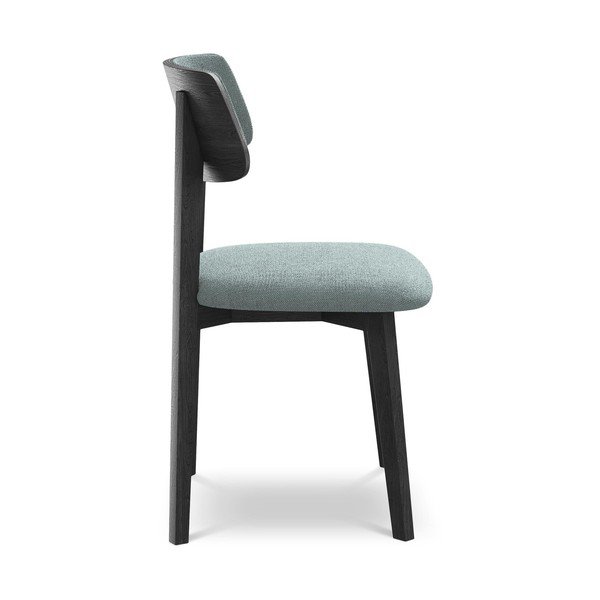 Modrá jídelní židle z masivního dřeva Niu – Makamii-image-2