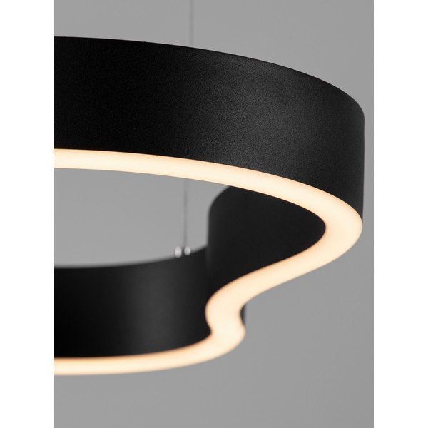 Matně černé hliníkové LED stmívatelné závěsné svítidlo Dussa – Nova Luce-image-2