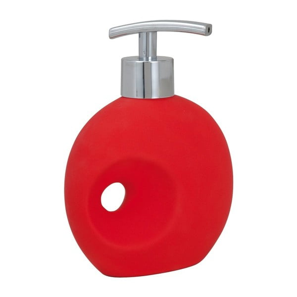 Červený dávkovač na mýdlo Wenko Hole Red