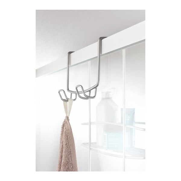 Závěsná polička do koupelny se 2 patry Metaltex Onda-image-2