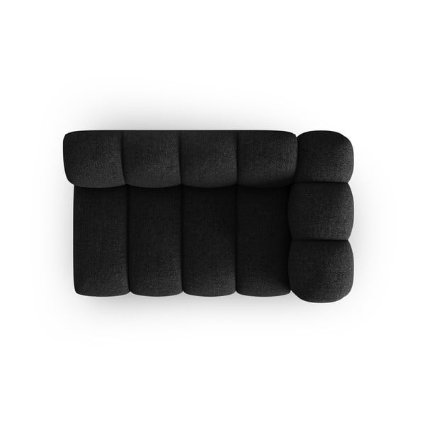 Černoantracitový modul pohovky (pravý roh) Lupine – Micadoni Home-image-2