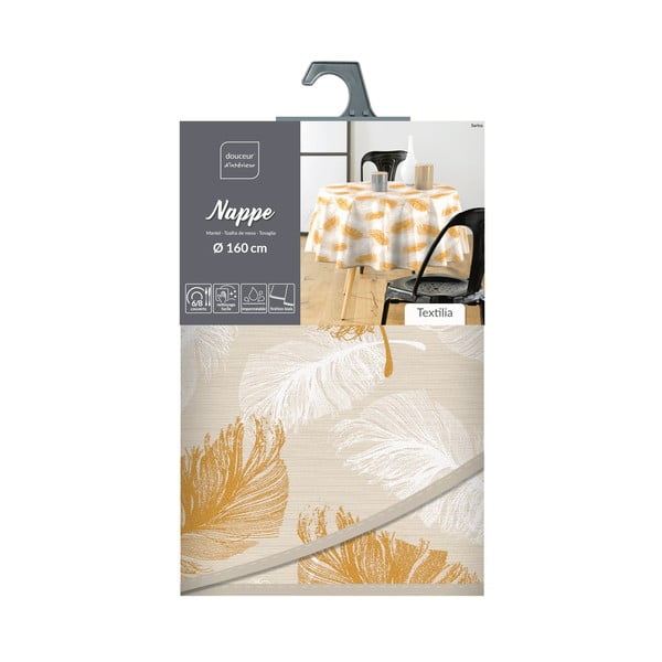Omyvatelný ubrus ø 160 cm Sarina – douceur d'intérieur-image-4