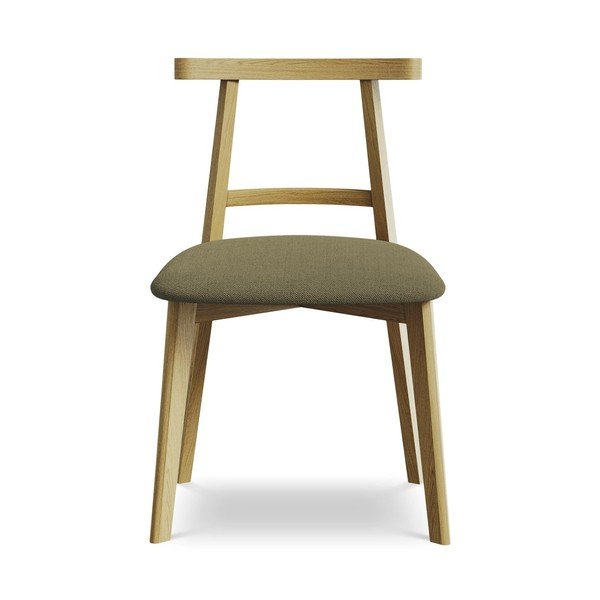 Zelená jídelní židle z masivního dřeva Ohelo – Makamii-image-1