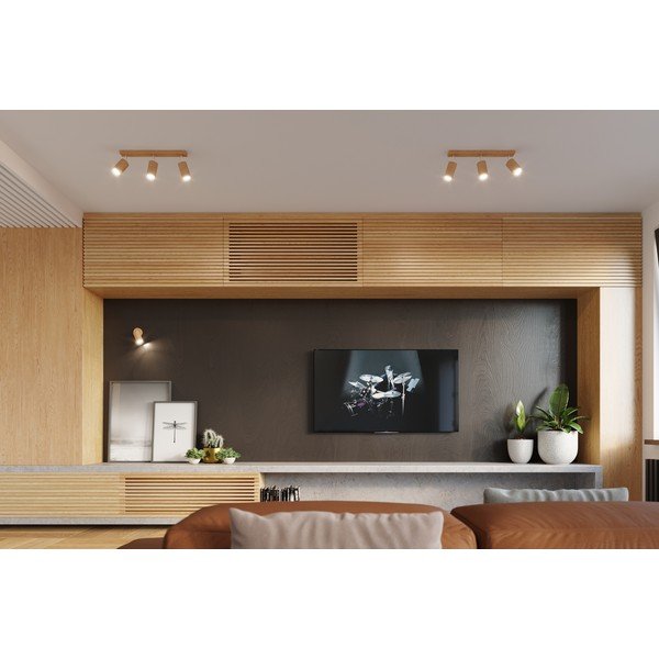 Dřevěné nástěnné svítidlo Sollux Ludwik-image-3