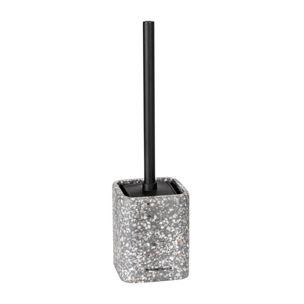 Šedá WC štětka z polyresinu Tom Tailor T-Terrazzo – Wenko