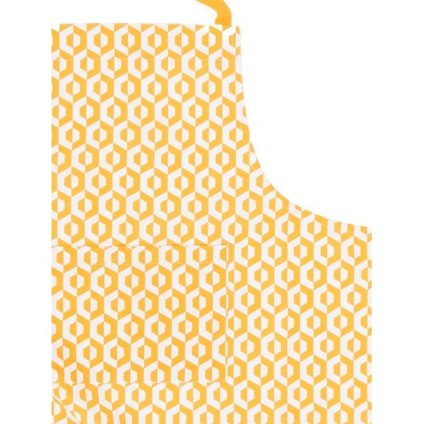 Žlutá bavlněná zástěra Tiseco Home Studio Hexagon-image-2