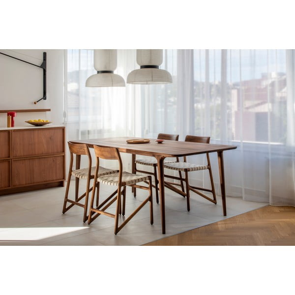 Černá/hnědá jídelní židle Fawn – Gazzda-image-2