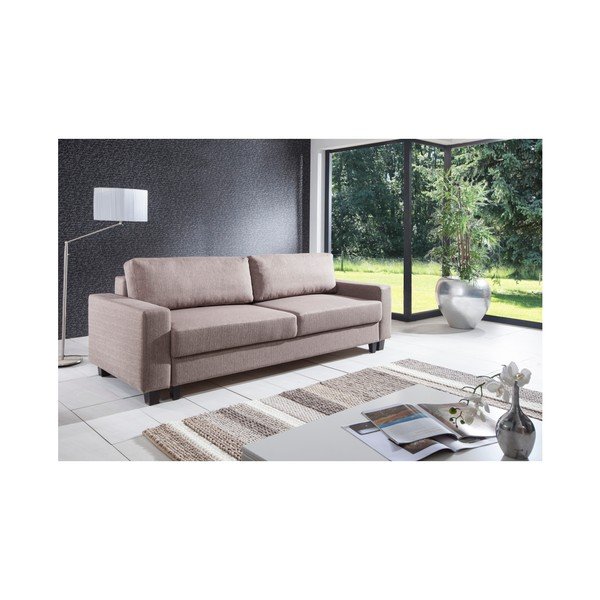 Béžová rozkládací pohovka Sinkro Ralf-image-4