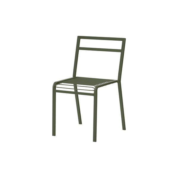 Zelená kovová zahradní židle Oto – noo.ma