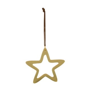 Závěsná vánoční dekorace ve zlaté barvě Ego Dekor Star