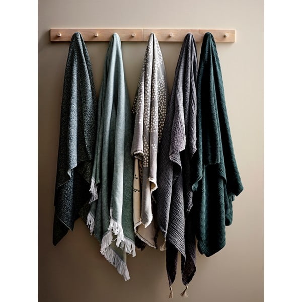 Zelený bavlněný pléd Södahl Julia, 130 x 170 cm-image-1