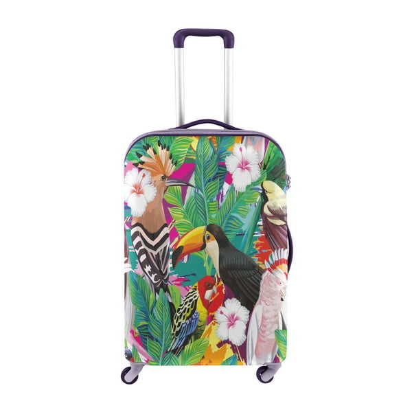 Obal na kufr s tropickým motivem Oyo Concept, 67 x 43 cm