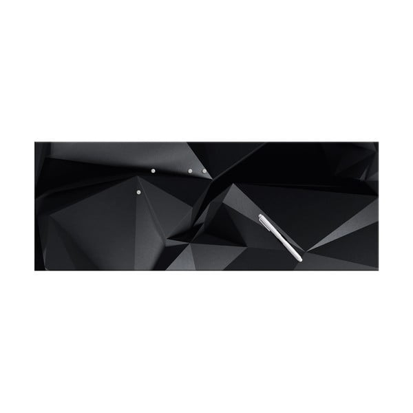 Magnetická tabule Eurographic Graphite Crystal, 30 x 80 cm-image-1