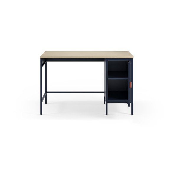 Pracovní stůl s deskou v dubovém dekoru 60x120 cm Sayla – Marckeric-image-3