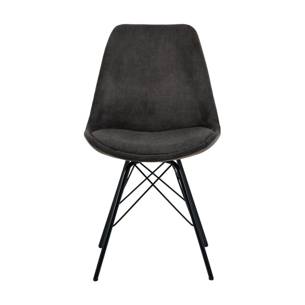 Tmavě šedá jídelní židle Eris - Actona-image-3