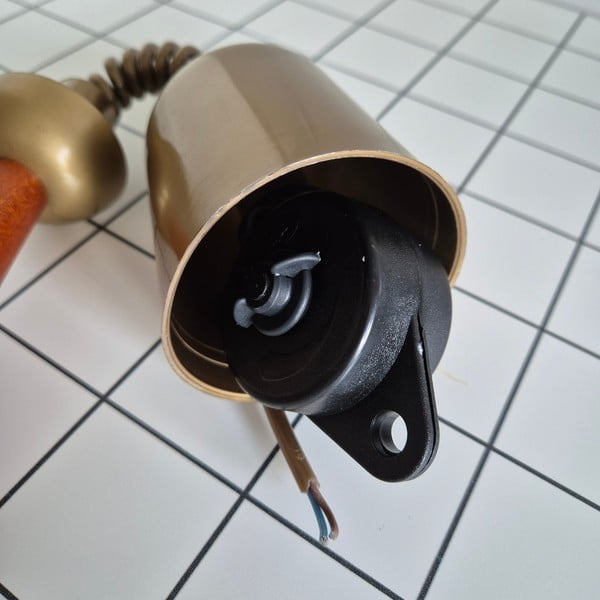 Závěsné svítidlo v hnědo-zlaté barvě se skleněným stínidlem ø 30 cm Ciara – LAMKUR-image-4