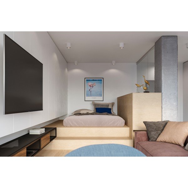 Bílé stropní svítidlo Sollux Luigi-image-1