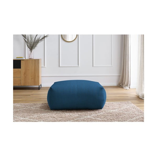 Tmavě modrá manšestrová podnožka Voltaire – Bobochic Paris-image-4