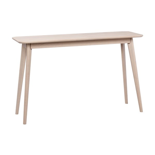 Konzolový stolek v dekoru dubu v přírodní barvě 120x40 cm Yumi - Rowico-image-3