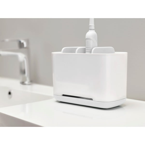 Bílý stojan na zubní kartáčky Joseph Joseph EasyStore-image-1
