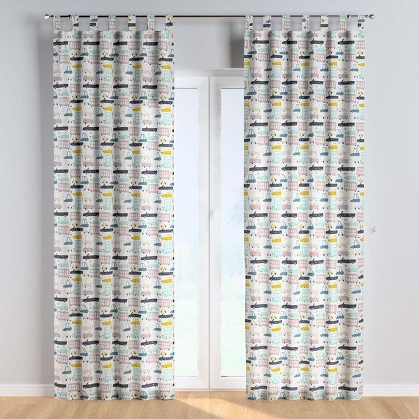 Dětský závěs 260x130 cm Magic Collection - Yellow Tipi-image-1