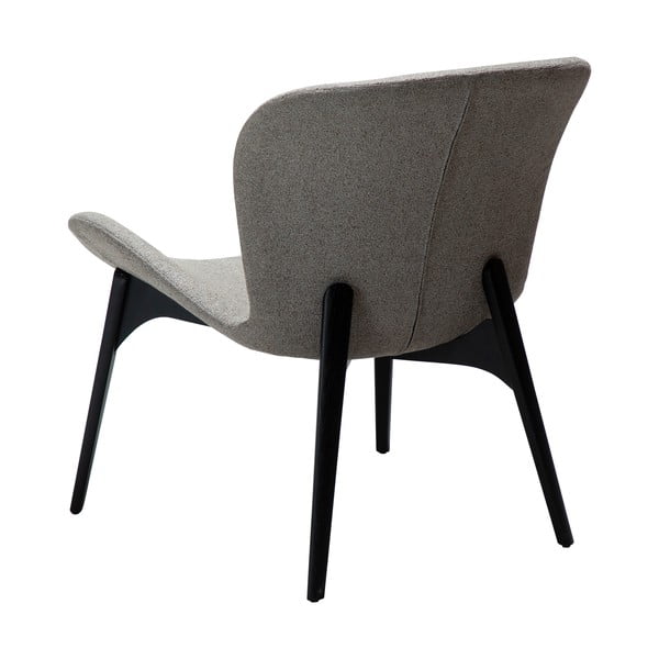 Šedé křeslo z textilie bouclé Paragon – DAN-FORM Denmark-image-3