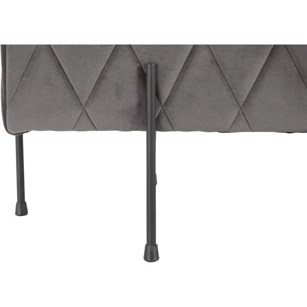 Šedá sametová lavice Toni - Støraa-image-3