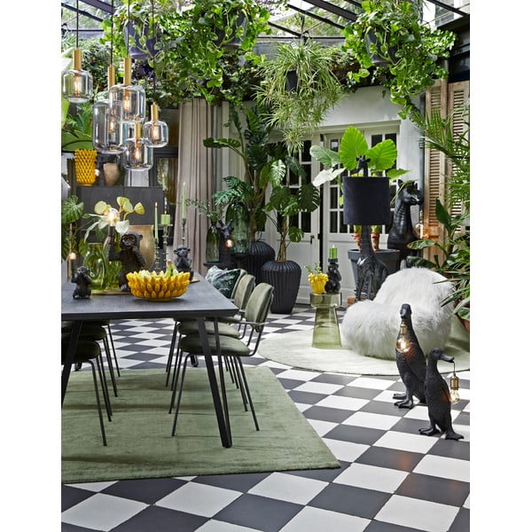 Skleněný kulatý odkládací stolek ø 30 cm Dakwa – Light & Living-image-1