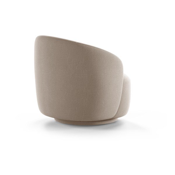 Světle hnědé otočné žinylkové křeslo Letizia – Micadoni -image-2