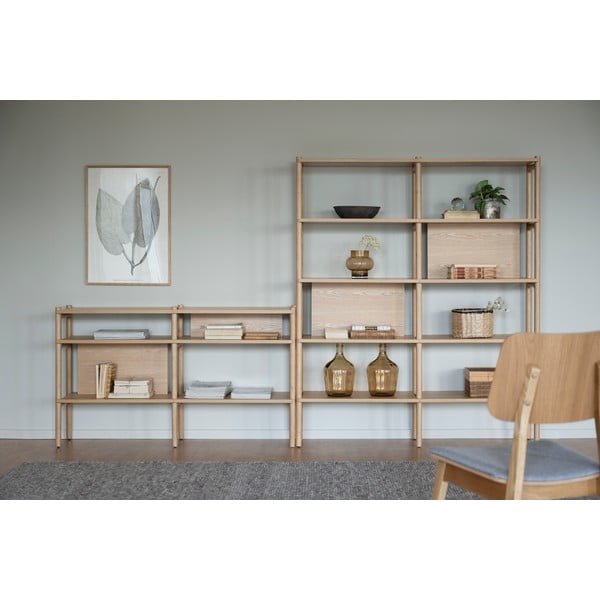 Knihovna v dekoru dubu 140x166 cm Holton - Rowico-image-4