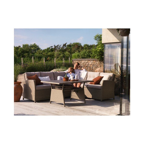 Béžový zahradní stolek Brafab Soho, 143 x 86 cm-image-1