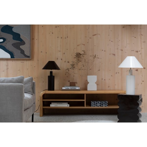 TV stolek v dekoru dubu v přírodní barvě 160x45x40 cm Brave – Zuiver-image-1