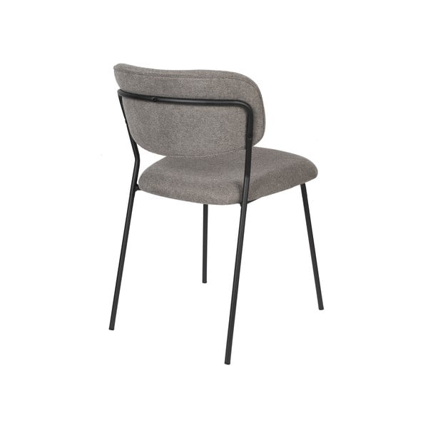 Šedé jídelní židle v sadě 2 ks Jolien – White Label-image-4