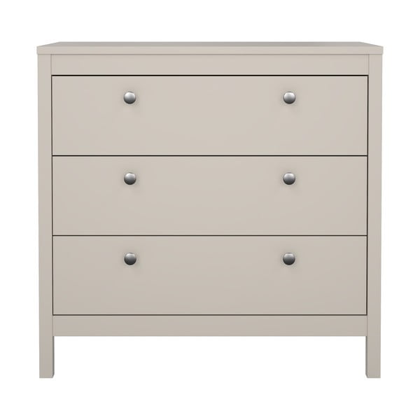 Šedobéžová komoda 82x80x38 cm Madrid – Tvilum-image-2