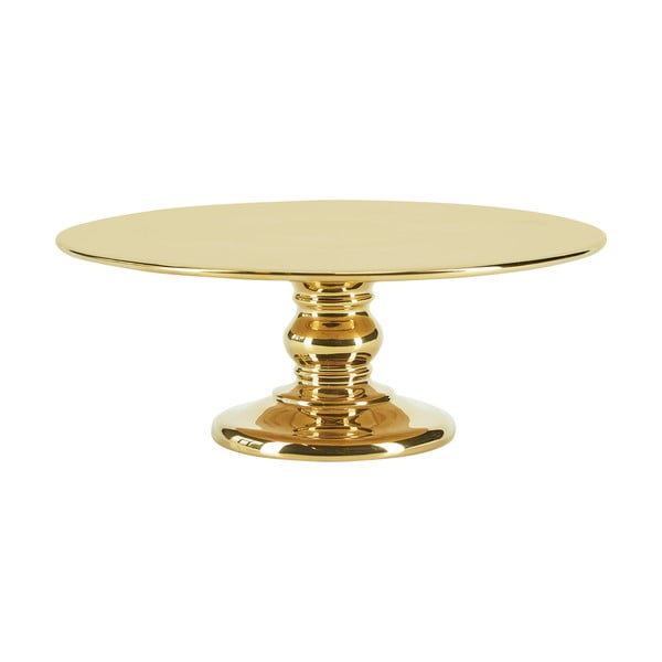 Keramický stojan na dort ve zlaté barvě Miss Étoile, ø 26 cm