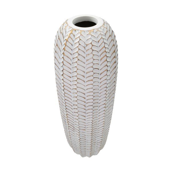 Bílá váza z polyresinu (výška 67 cm) Resina – Mauro Ferretti-image-2