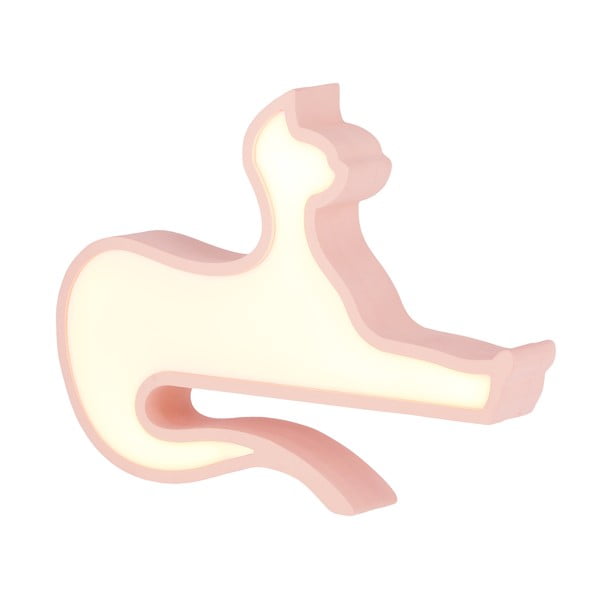 Růžová dětská lampička Cat – Candellux Lighting-image-1