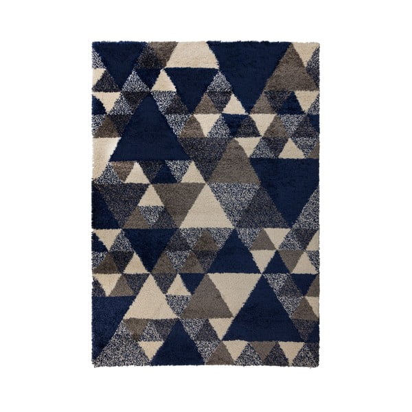Tmavě modrý koberec Flair Rugs Nuru, 160 x 230 cm