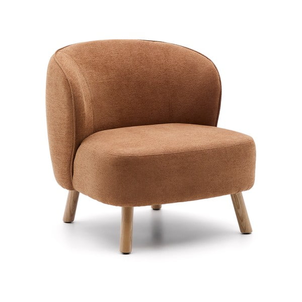 Žinylkové křeslo v terakotové barvě Ulit – Kave Home