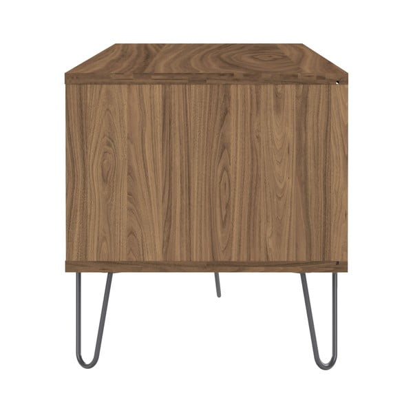 Krémový TV stolek v dekoru ořechu 165x44 cm Aero - TemaHome-image-4