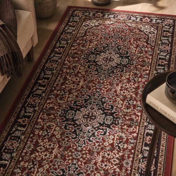 Červený běhoun Nouristan Skazar Isfahan, 80 x 250 cm-image-1