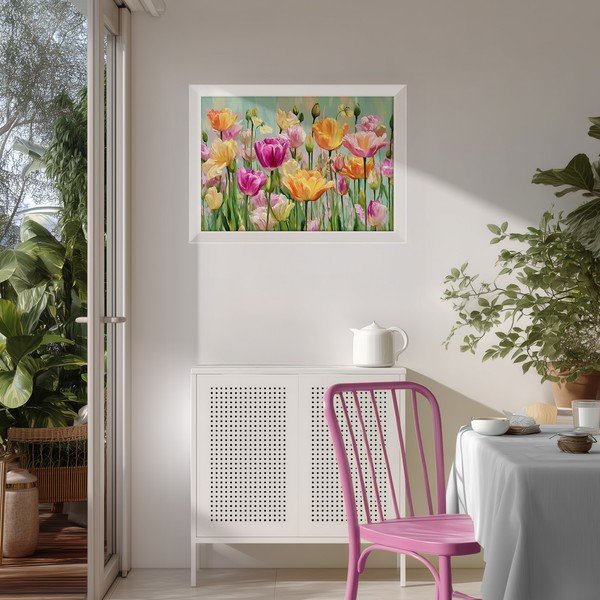 Tištěný obraz s rámem 75x56 cm Spring Tulip – Styler-image-1